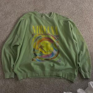 nirvana urban outfitters crewneck